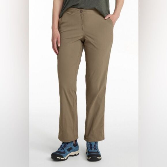 Women's Water-Repellent Comfort Trail Pants, Mid-Rise Straight-Leg Size 6 - Picture 1 of 10